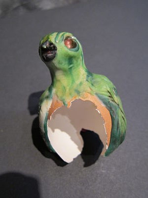 zombie bird broken egg